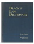 Black's Law Dictionary, Tenth Edition by Bryan A. Garner