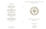2011 Hooding Ceremony Program by FAMU College of Law